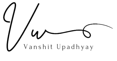 Signature of Vanshit Upadhyay